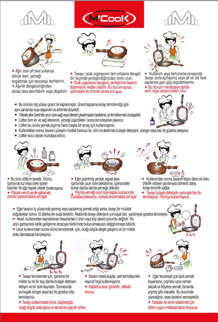 MCOOK Kullanım Klavuzu